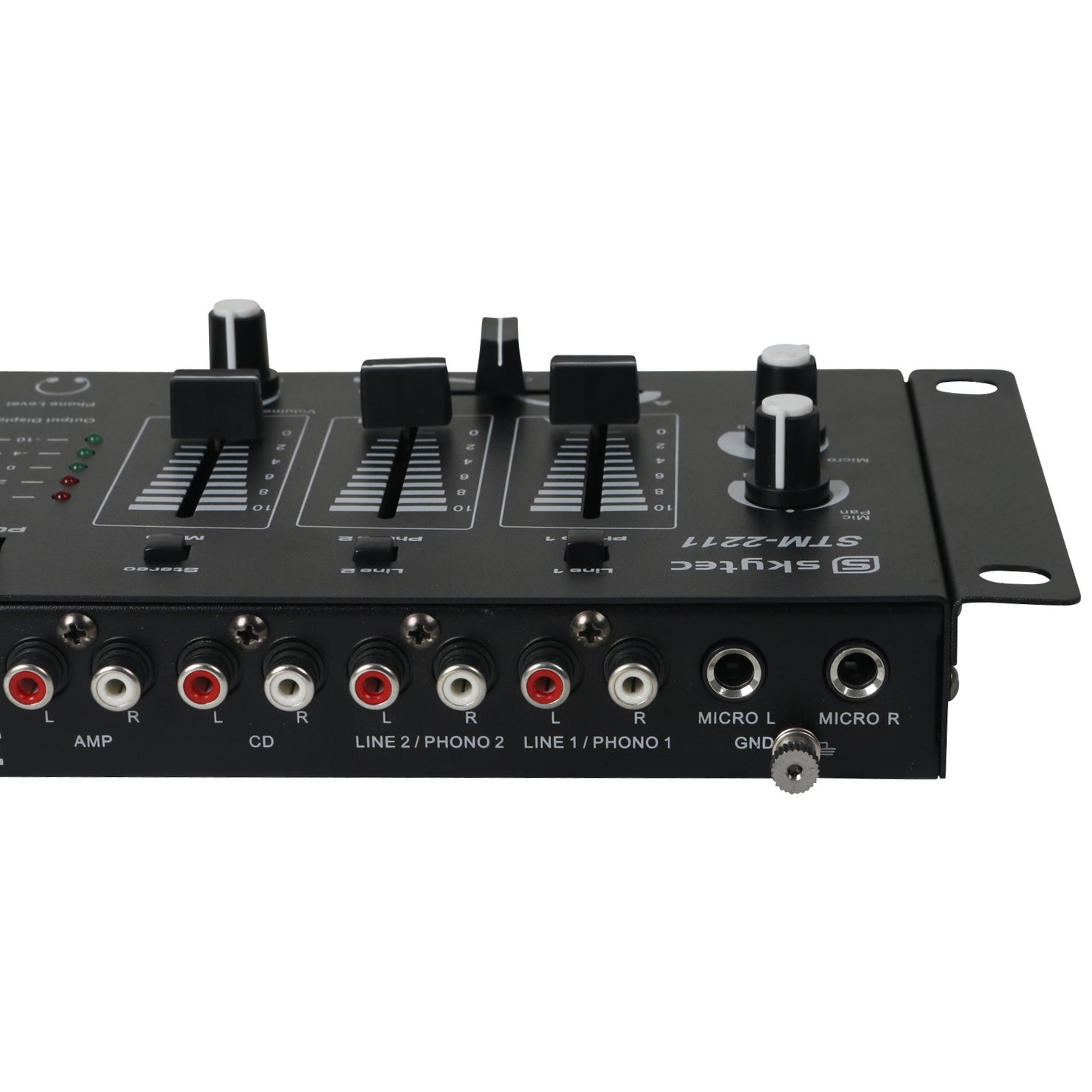 Skytec STM-2211 3-kanaals mengpaneel zwart