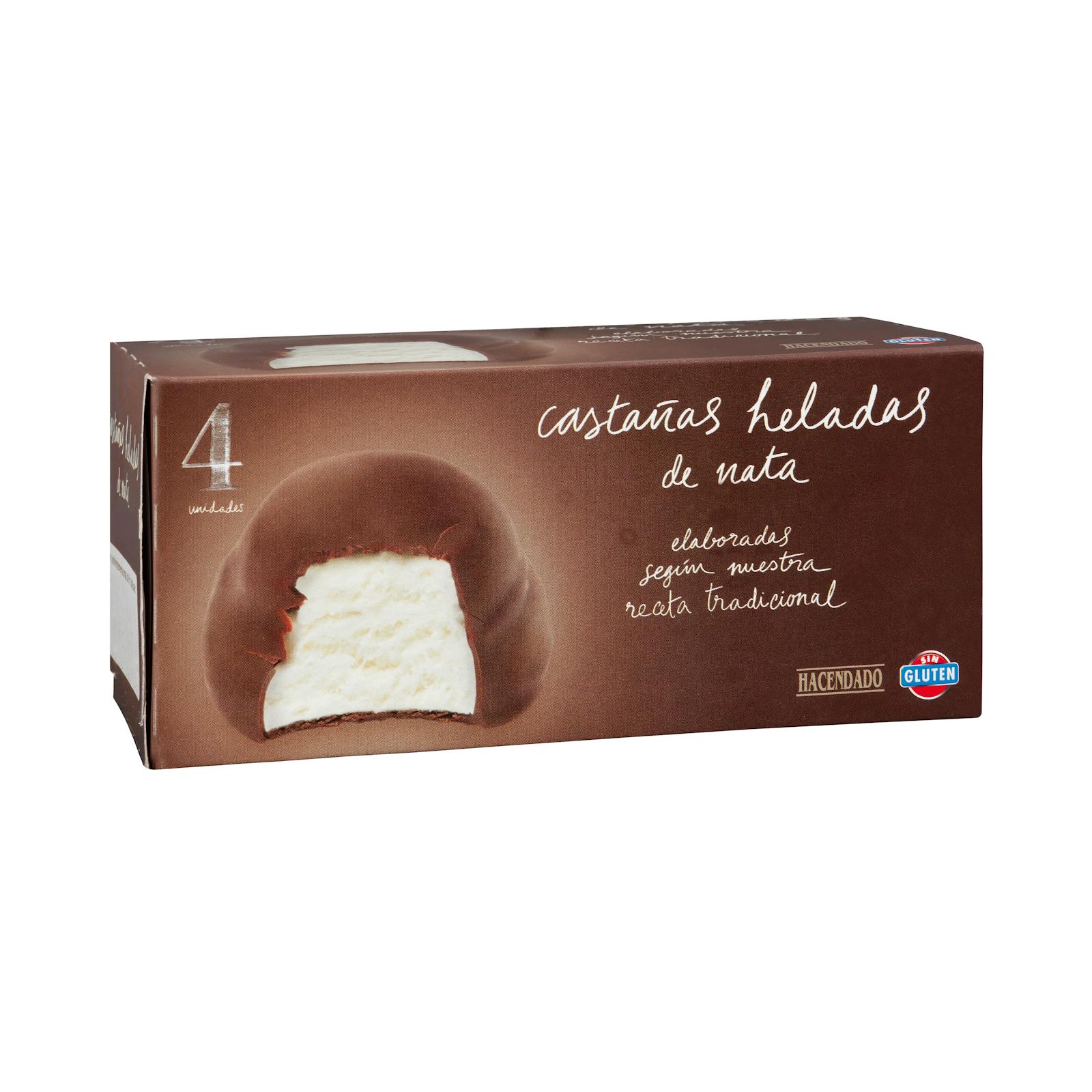 Marrons surgelés à la crème Hacendado