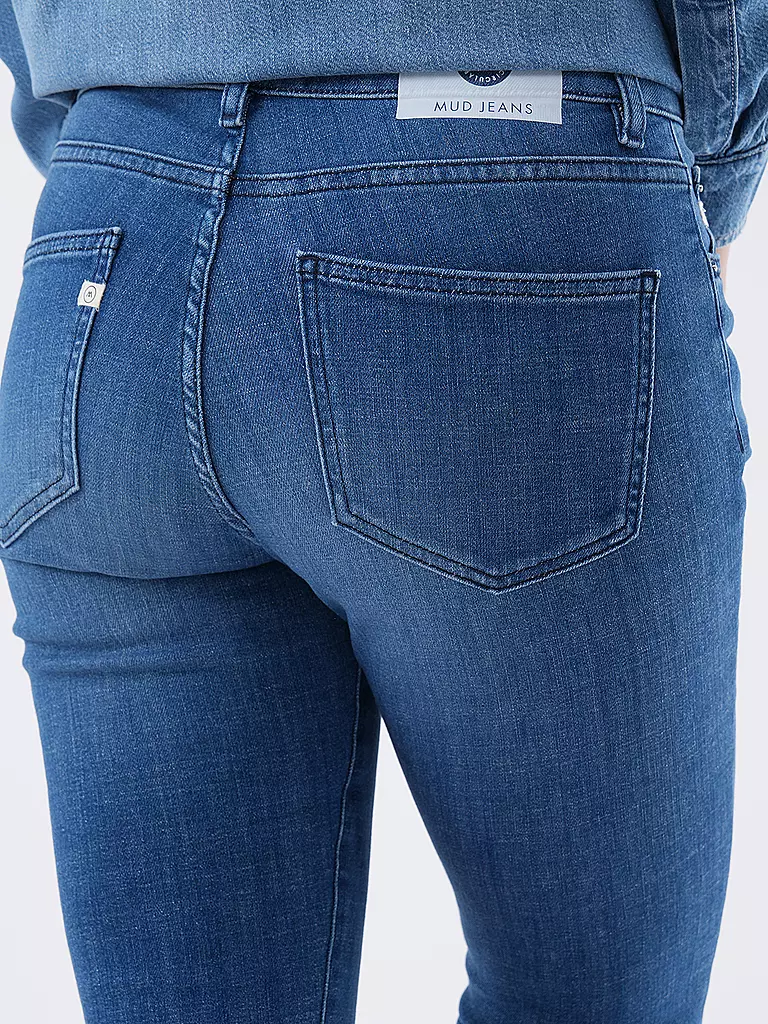 MUD JEANS Jeans Straight Fit FAYE blau