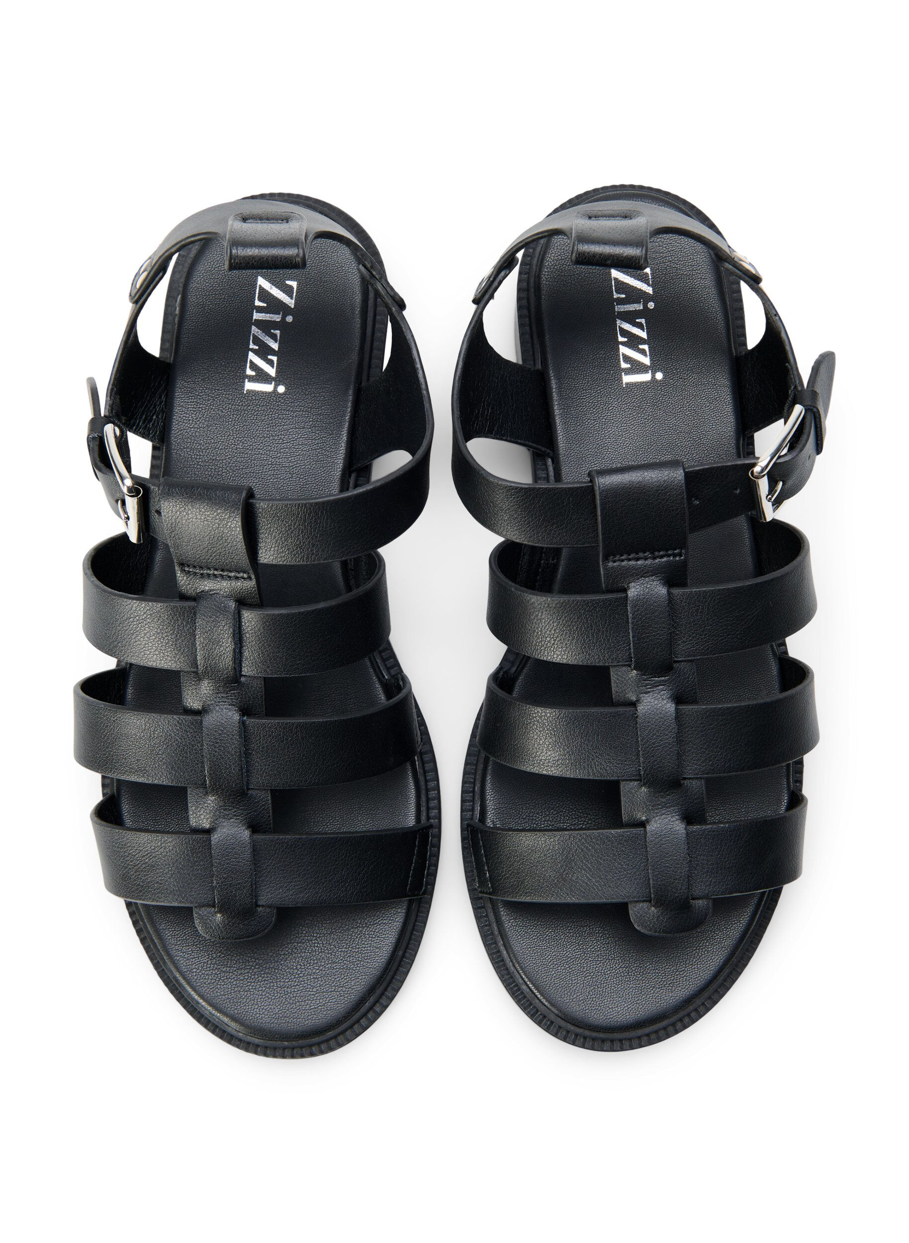 Wide fit - Læder sandal