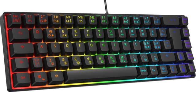 Next MX6 mini 65 gaming-tastatur (sort)