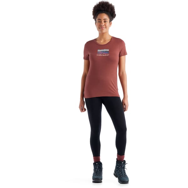 T-shirt randonnée ICEBREAKER W TECH LITE II SS TEE TRAILHEAD GRAPE