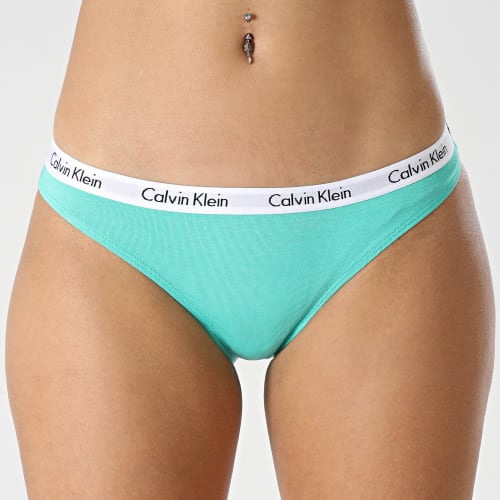 Lot De 5 Culottes Femme QD3586E Orange Bordeaux Jaune Vert Bleu