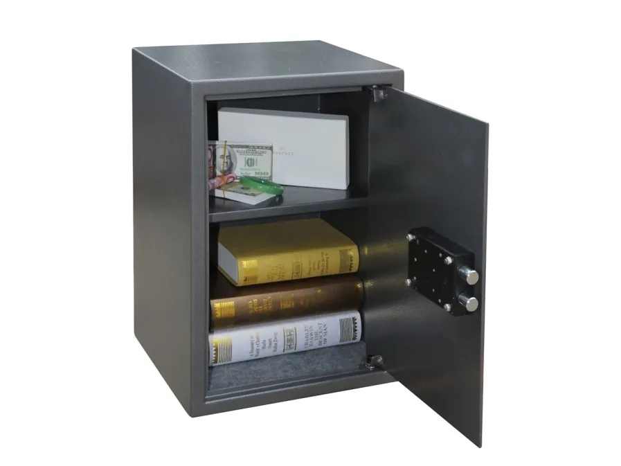 Phoenix Safe Co. SS0804K, Grafit, Metallic, Flad nøgle, 51 L, Stål, Gulv, 350 mm