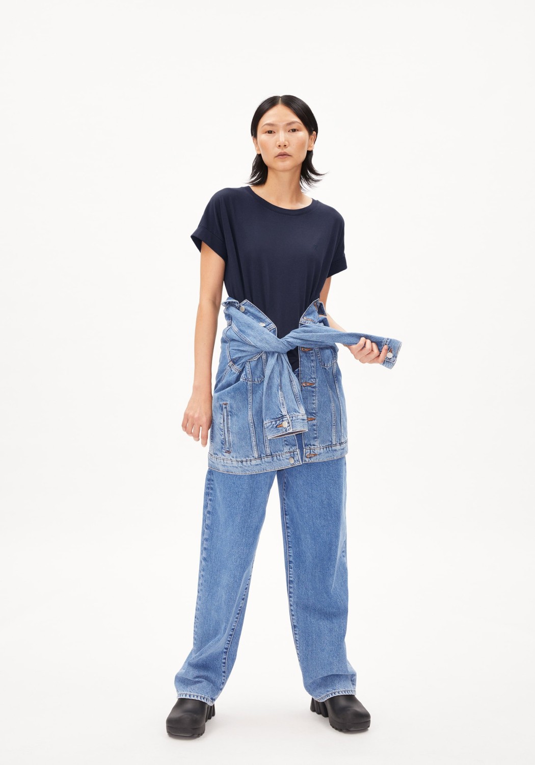 Armedangels T-Shirt Idaara Night Sky