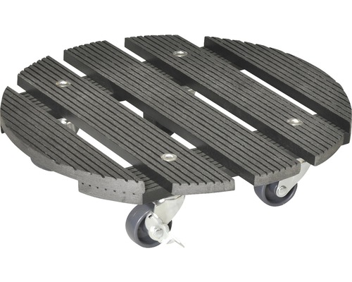 Plantenwagen WPC Ø 29 cm max. draagvermogen 100 kg antraciet