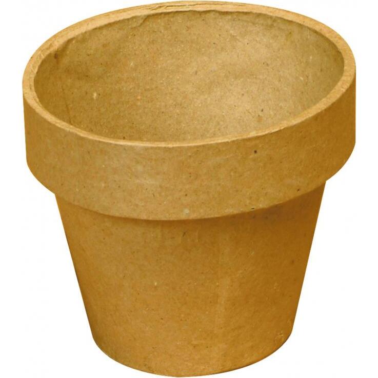 Pot de fleur graine creative carton 9x9 cm