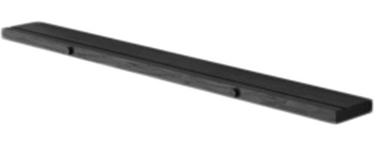 Moebe Gallery Shelf, 70, Black 100% Black