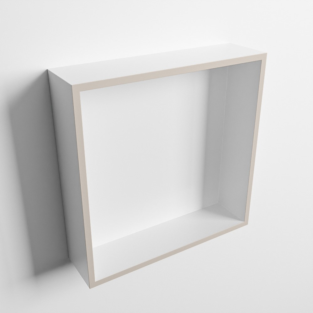 Mondiaz Easy nis 30x30x8cm linen/talc
