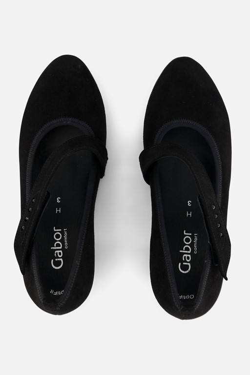 Gabor Pumps zwart Suede
