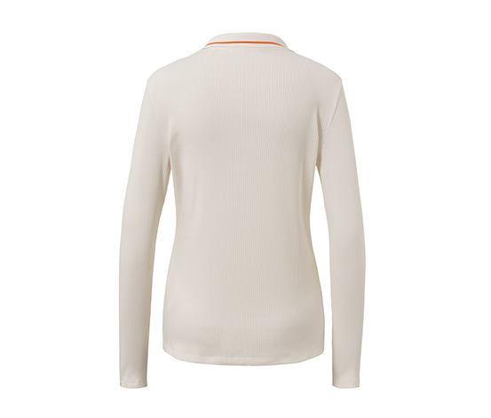 Geripptes Poloshirt