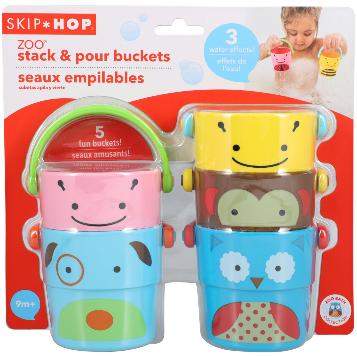 Skip Hop Zoo Wassereimer-Set 5 Stück 9+ Monate