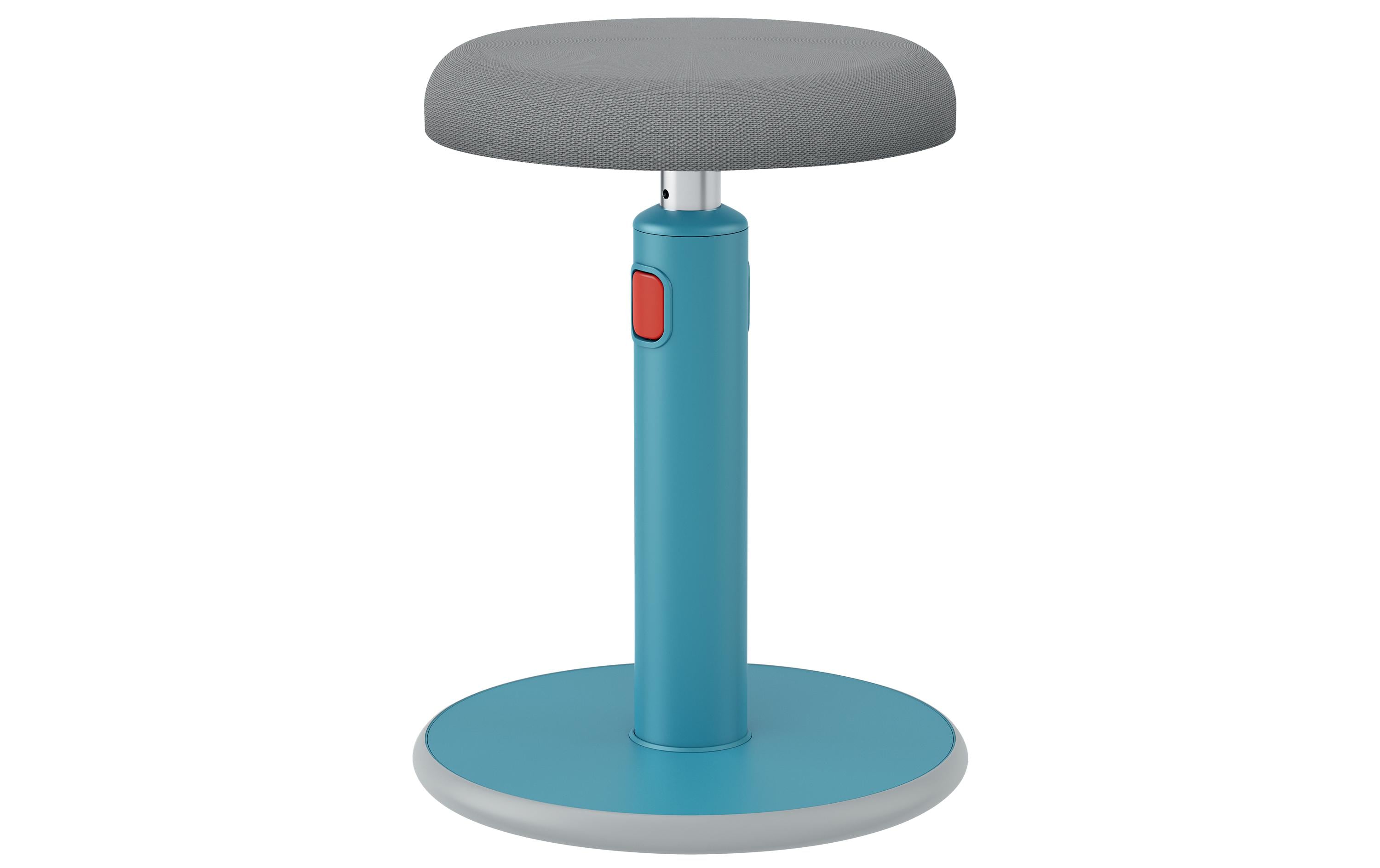 Ergo Cosy Active Sitz und Stehhocker Blau<br>Höhenverstellbarer, ergonomischer Hocker zum Sitzen und Stehen für eine verbesserte Muskelaktivität und bessere Körperhaltung