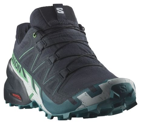 Chaussures Trail Salomon Speedcross 6 Bleu Gris Homme
