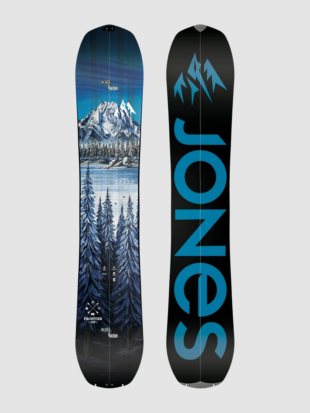 Jones Snowboards Frontier Splitboard black