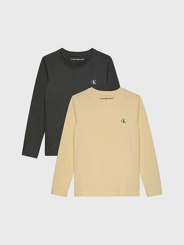 Pacote com 2 camisetas com logotipo