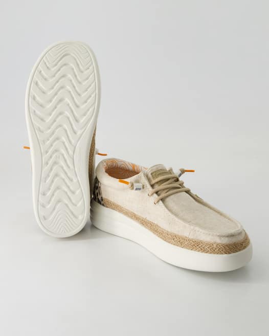 Fusion Lily linen sand Slipper in Beige