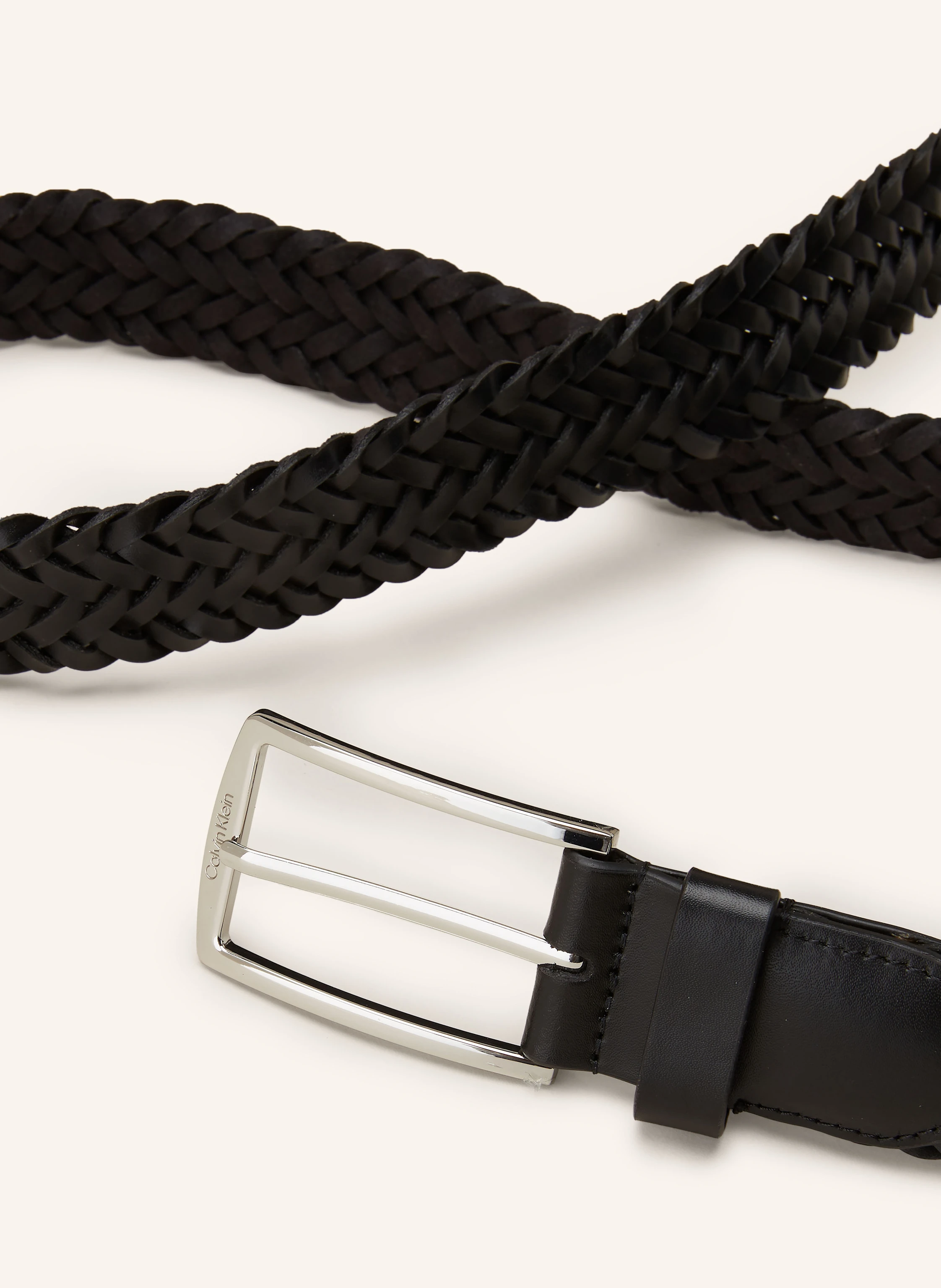 Calvin Klein Flechtgürtel aus Leder