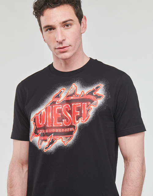 Diesel - T-JUST-E43 - Noir / Rouge