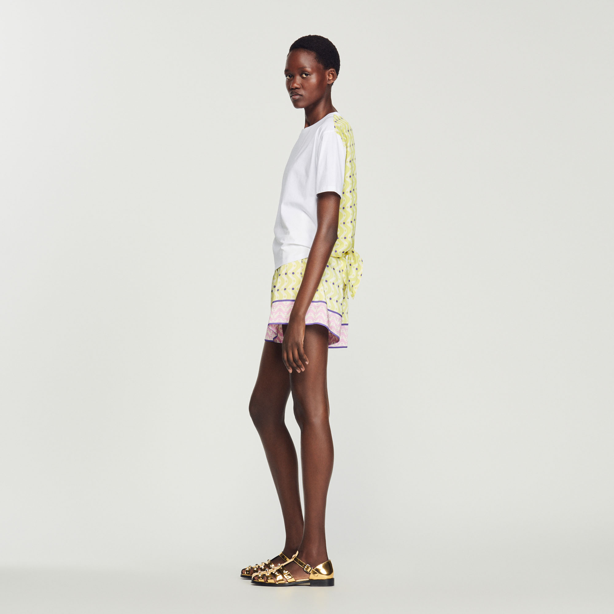 T-shirt imprime etoiles
