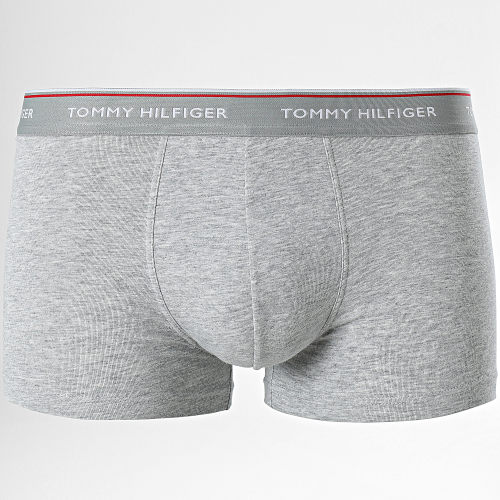 Lot De 3 Boxers Premium Essential Noir Gris Blanc