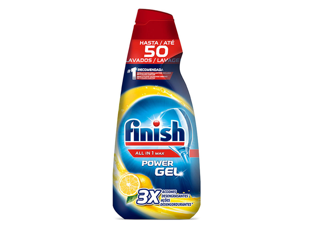 DETERGENTE MÁQUINA LOIÇA GEL LIMÃO FINISH 50D