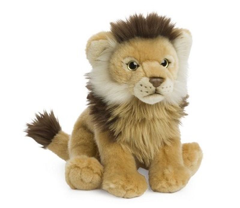 WWF Sittende Løve, Kosedyr, 23 cm.