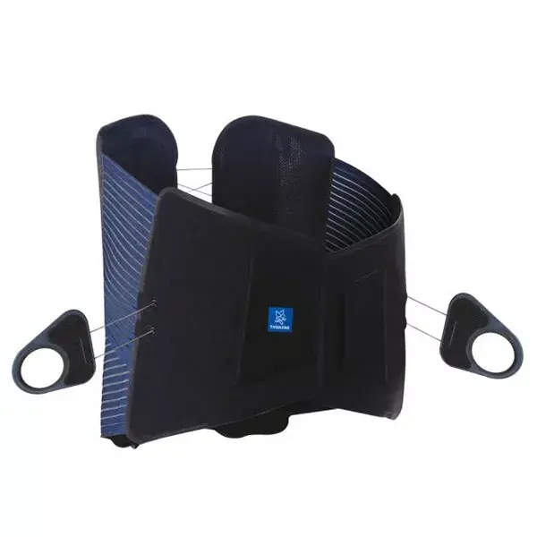 Cinto de suporte lombar e para as costas Thuasne LombaStab High para mulheres, 35 cm de altura, tamanho 3, cinza.