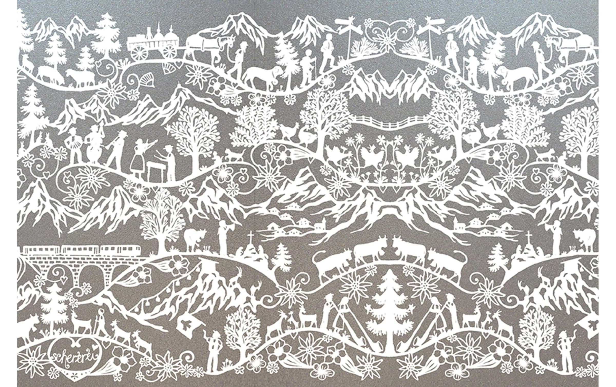 Hubatka TEXTIL Fensterfolie »Swissness« 1 Stk. statisch haftend