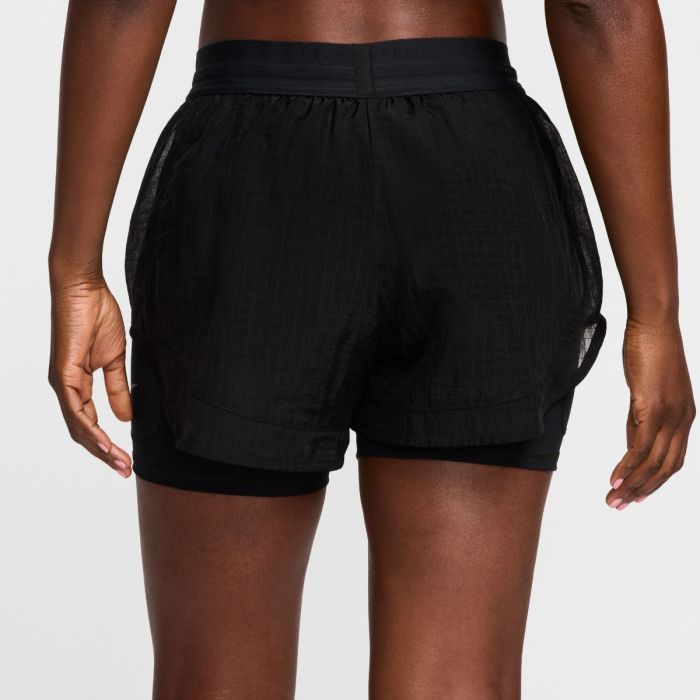 Nike Dame Shorts Dri-FIT Run Division Mid-Rise 2in1 3 Inch Shorts Sort