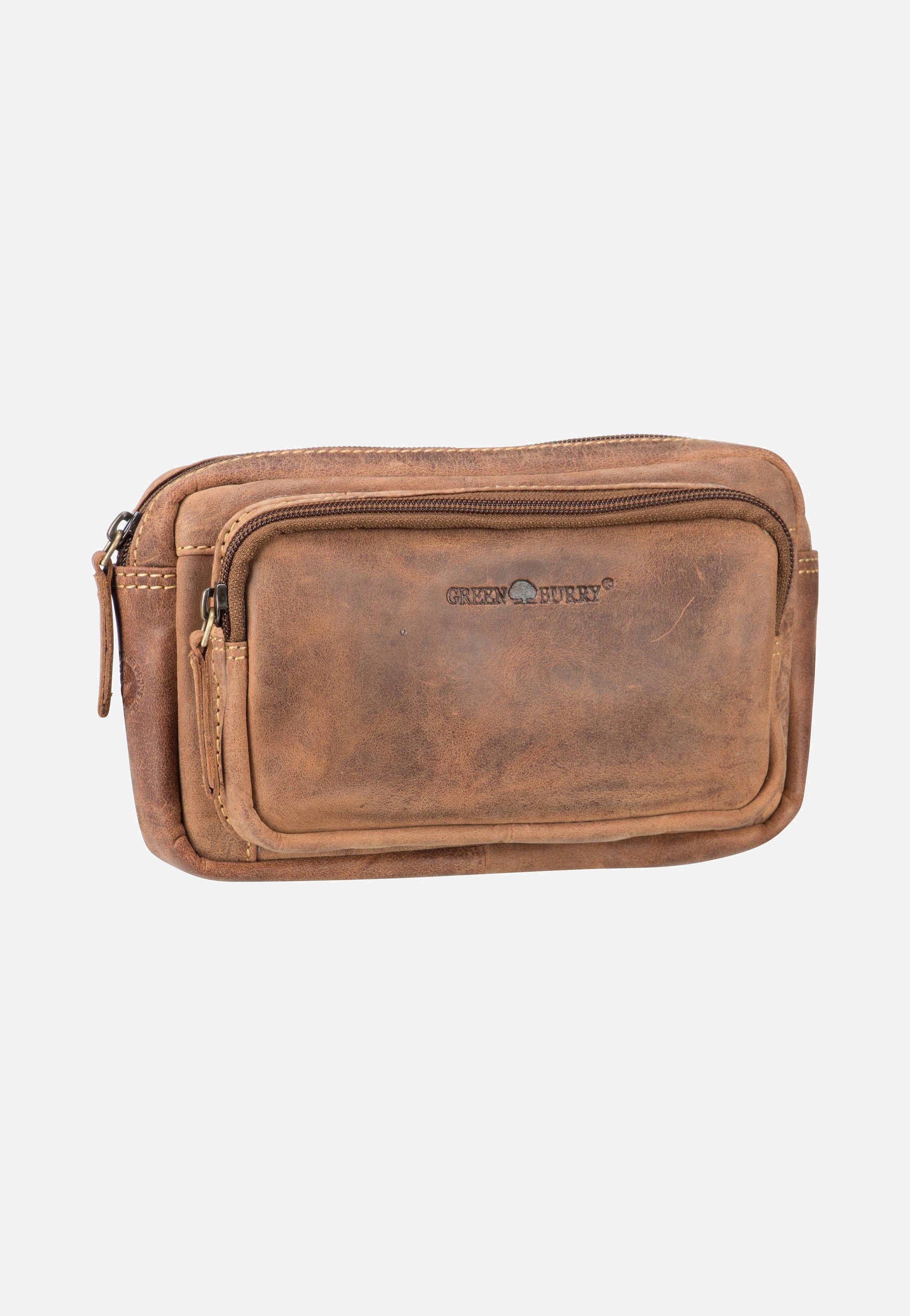 Vintage 1743B Sattelbraun - Bauchtasche
