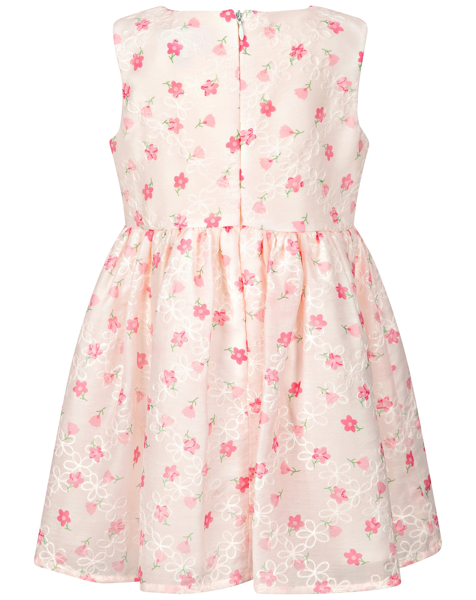 Kleid PINK FLOWERS ärmellos in pink