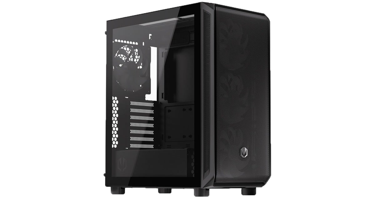 ENDORFYArx 500 ARGB big tower behuizing  (Zwart | 2x USB-A | 1x USB-C | RGB | Window)