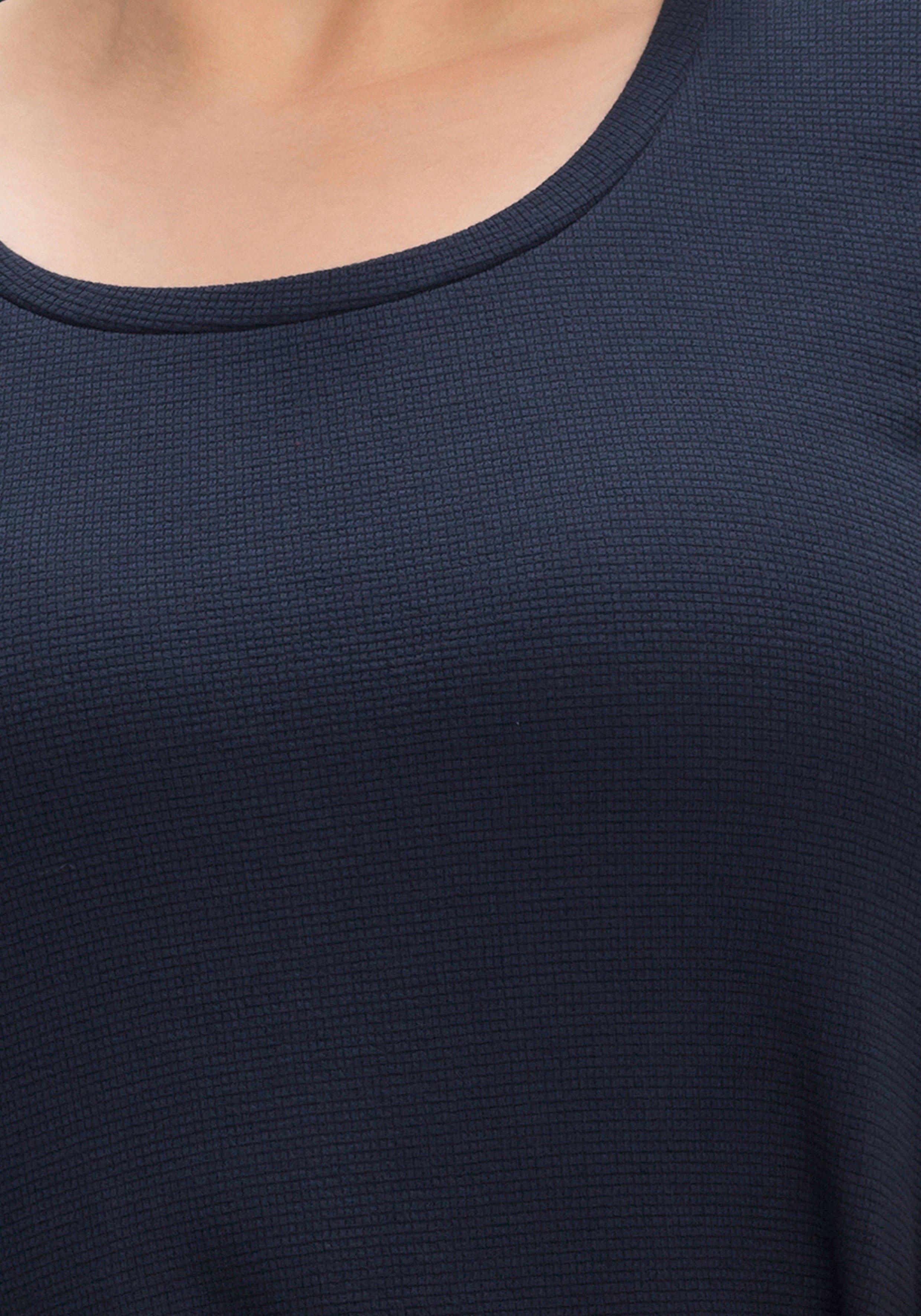 Shirt aus Waffelpiqué, mit Tunnelzug am Saum