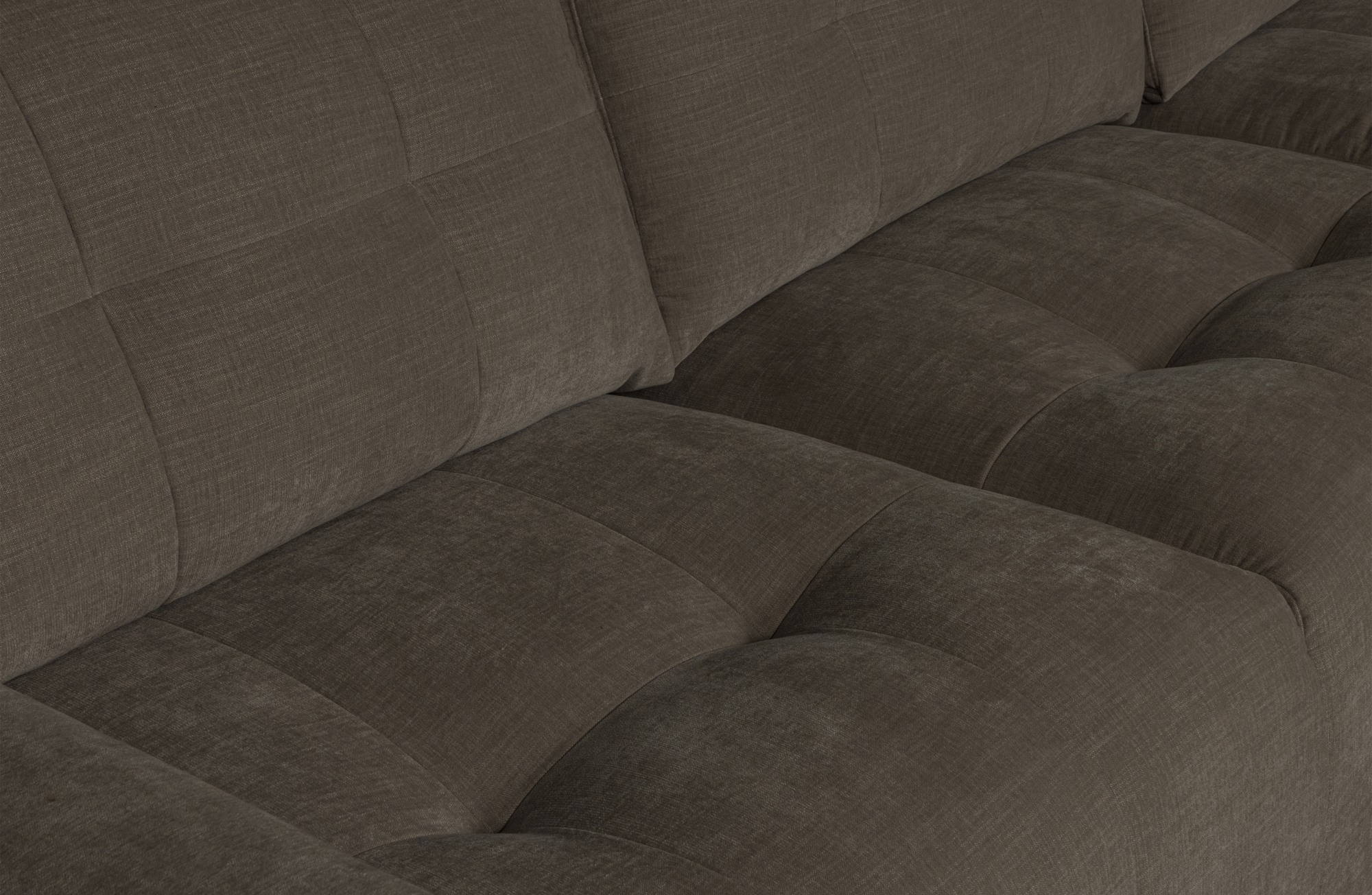 WOOOD Exclusive chaise longue Bar rechts Bar Chaise Longue rechts - Antraciet