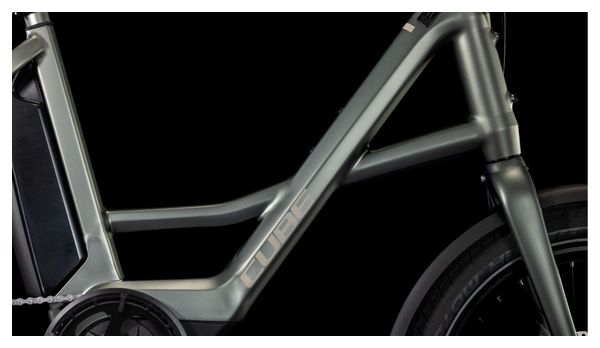 Vélo de Ville Électrique Cube Compact Hybrid Comfort 500 Shimano Nexus 5V 500 Wh 20'' Gris Flash 2025