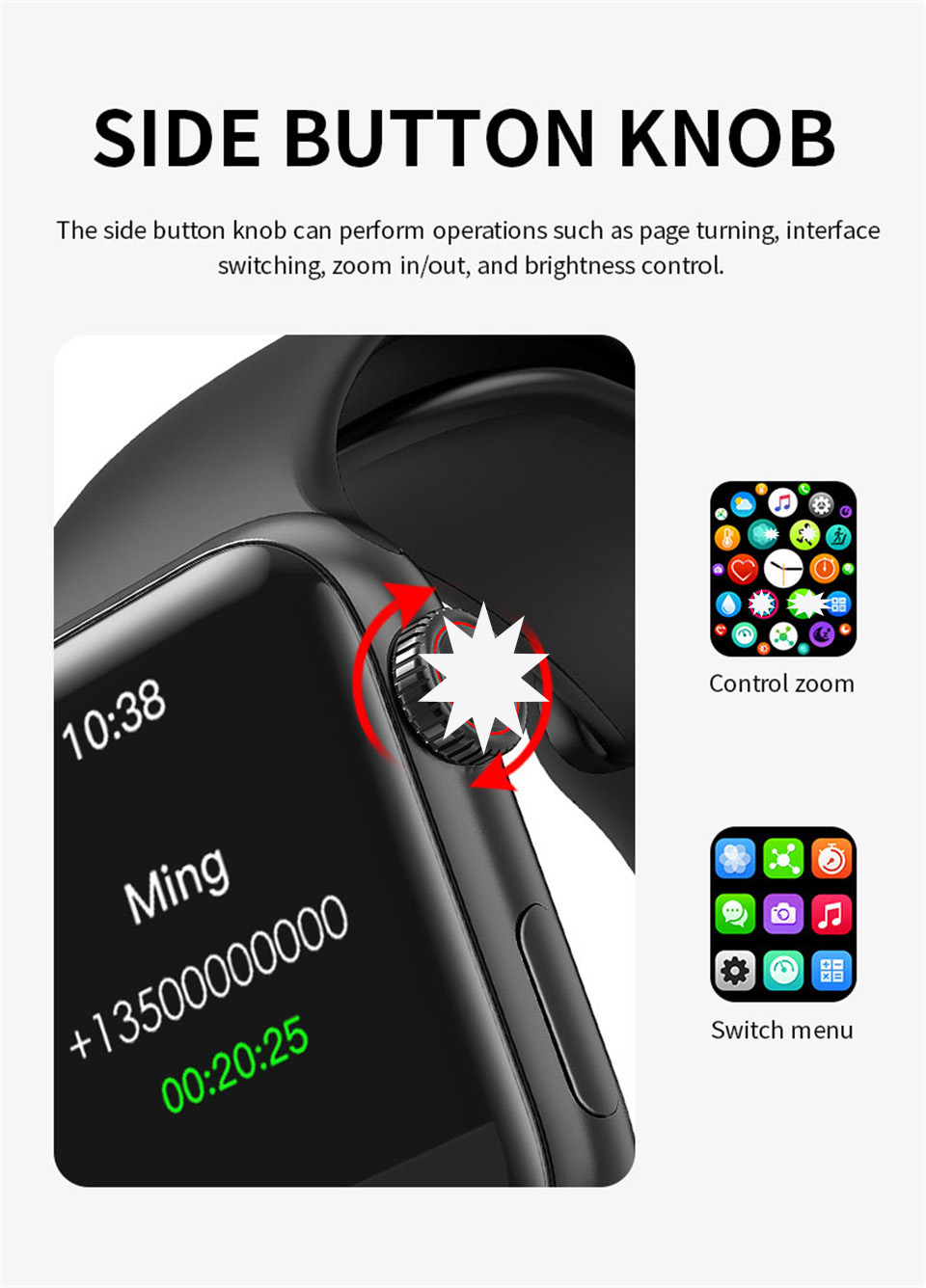 Smartwatch Smartek Bluetooth Hw12b