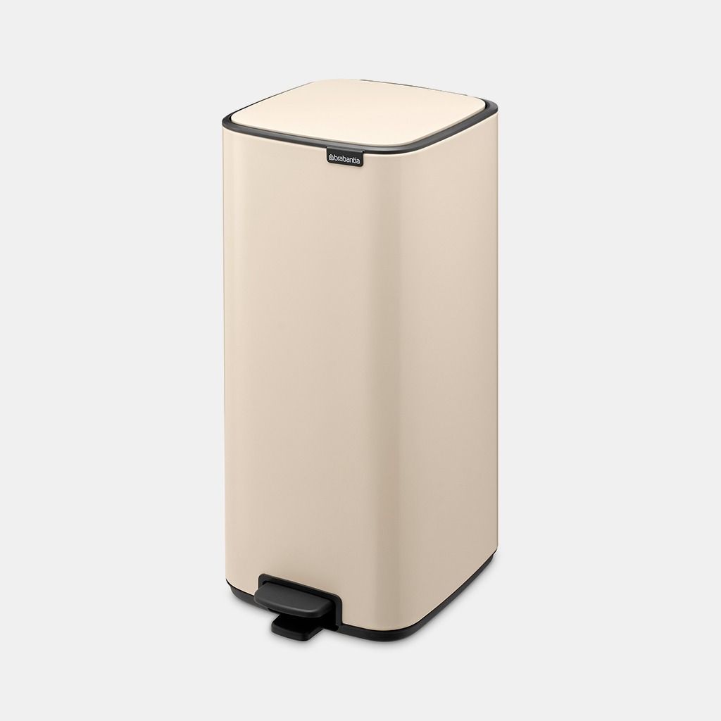 Bo Pedaalemmer, 30 liter, stil sluitend, kunststof binnenemmer - Soft