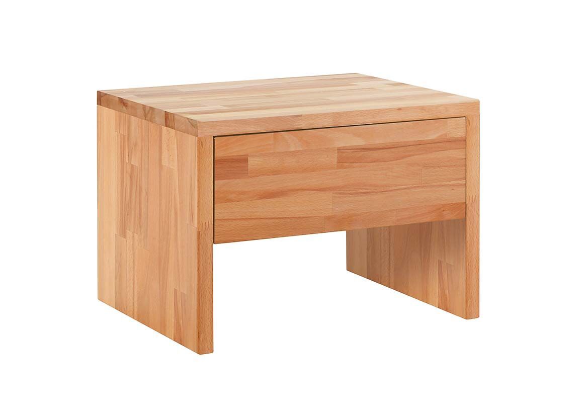 HASENA SALVA Nachttisch - Buche / B: 48.0 cm x T: 35.0 cm x H: 35.0 cm