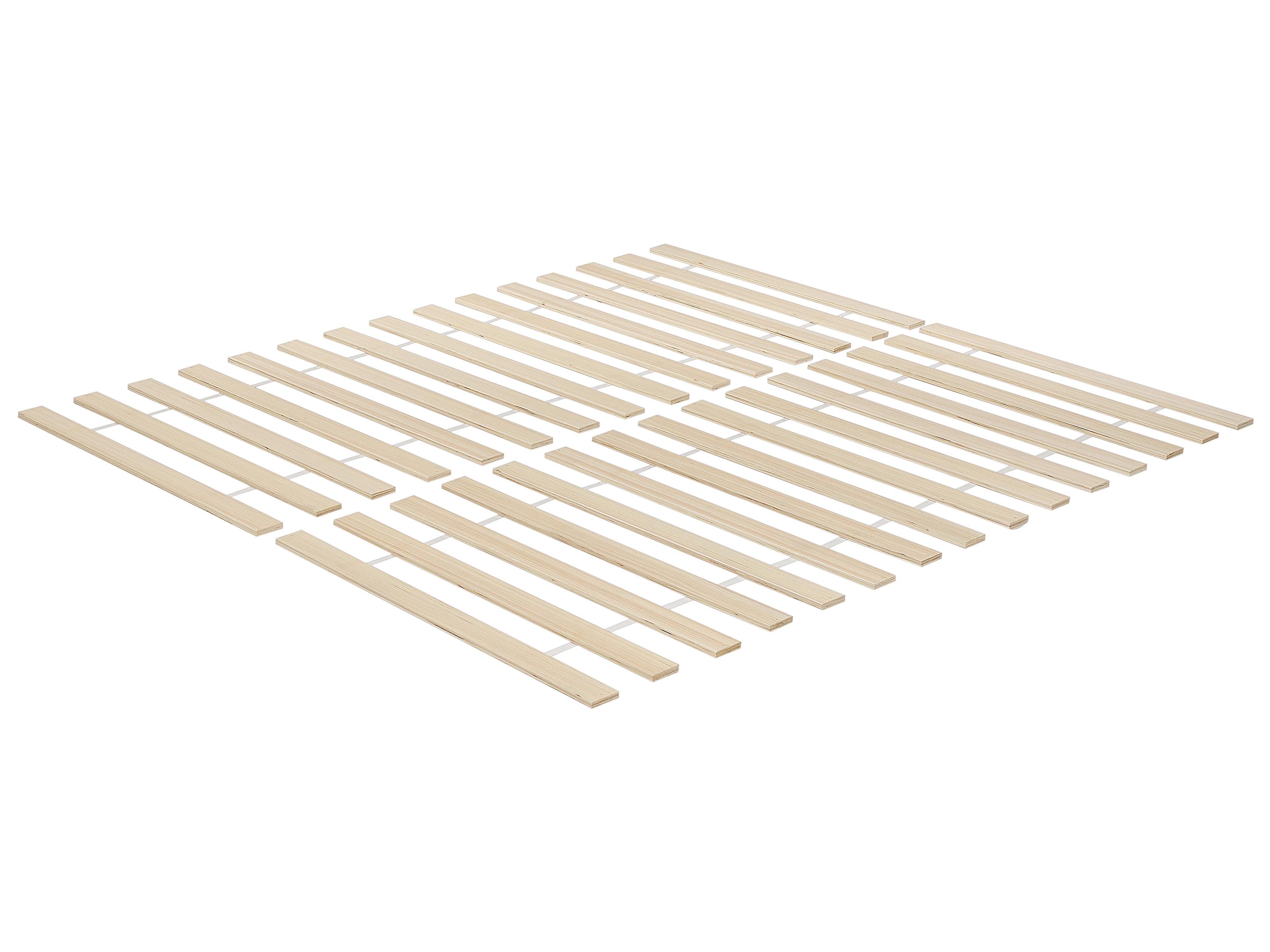 Bed met opbergladen Dennenhout OLENDON 160 x 200 cm Lichtbruin