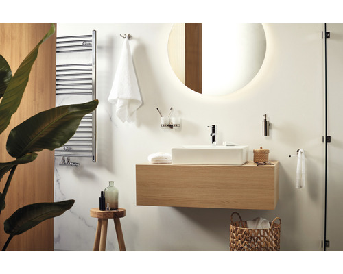 Dubbele handdoekhaak HACEKA Kosmos chroom 1208540