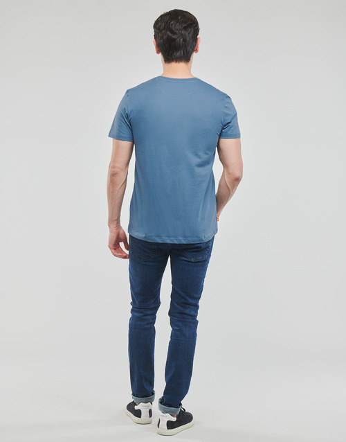 Timberland - SS DUNSTAN RIVER POCKET TEE SLIM - Bleu