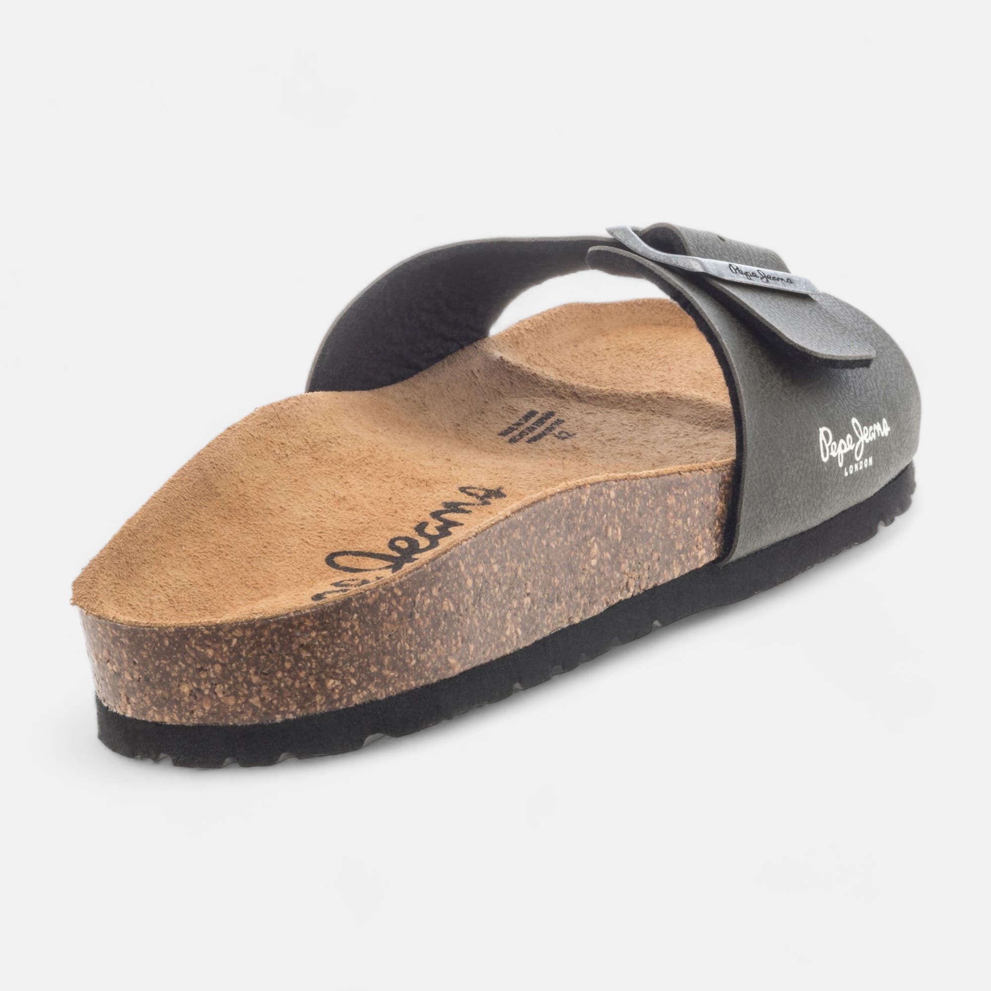 Mules semelle liège Homme kaki