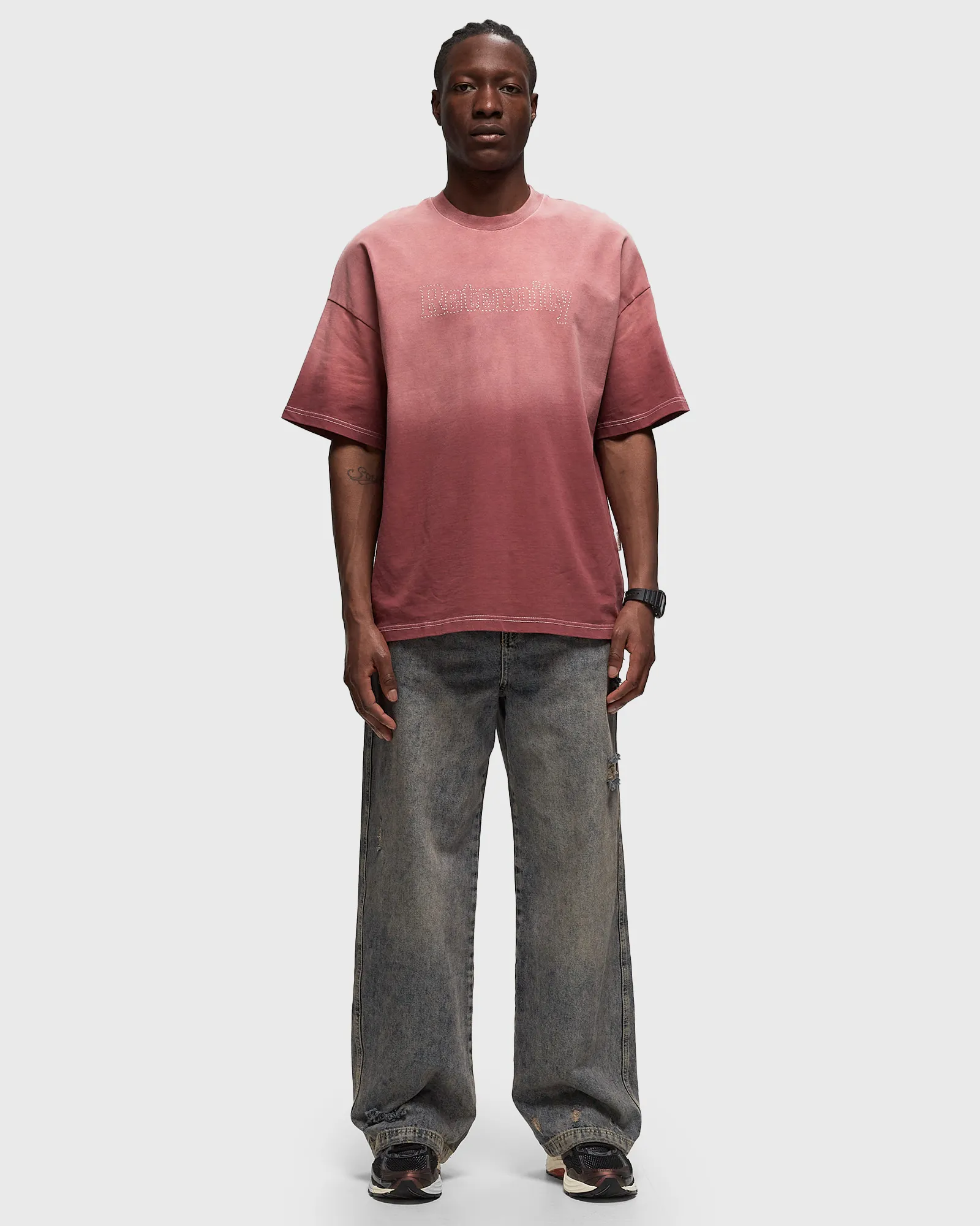 Reternity CONTRAST STITCH T-SHIRT