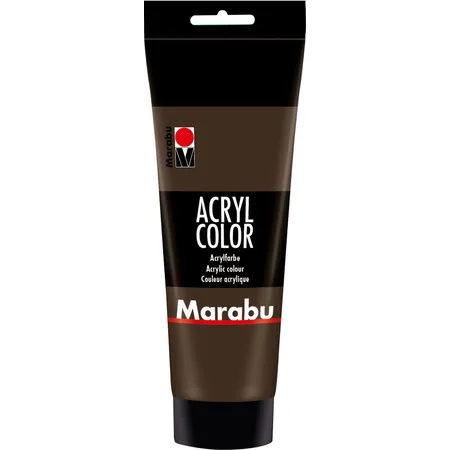 Marabu Acryl Color, Dunkelbraun 045, 225 ml