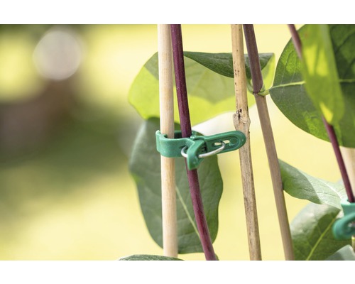 FloraSelf MINI plantenclips, 15 stuks, groen