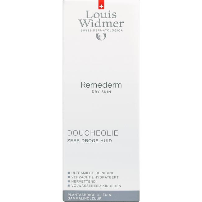Louis Widmer Remederm Dry Skin Doucheolie Licht Geparfumeerd 200 ML