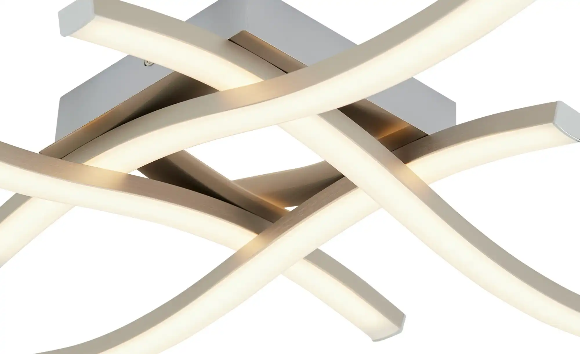 Trio LED-Deckenleuchte, 4-flammig, Nickel matt