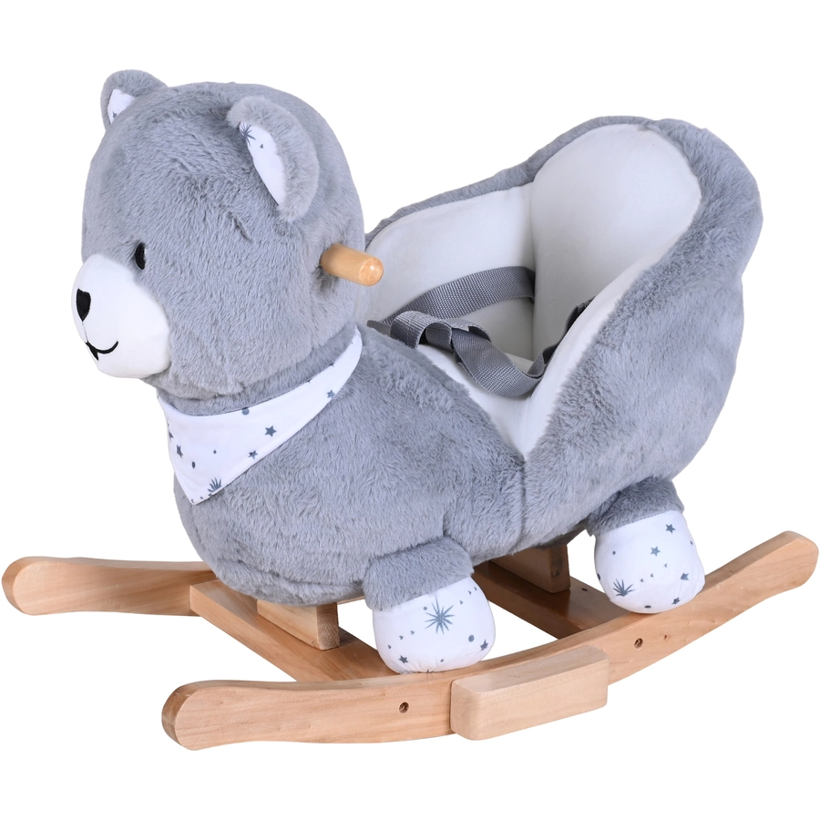 knorr toys® Schaukeltier Bär grau