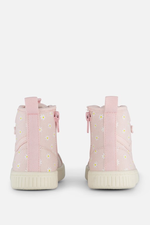Muyters Flower Veterboots roze Canvas